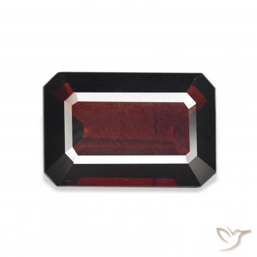 9.36ct Naturel Rouge foncé Grenat almandin, Taille émeraude, VS