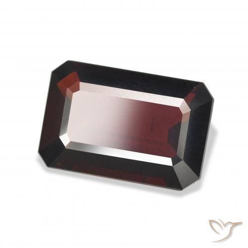 Grenat Almandin Rouge foncé naturelle Octogone / coupe Émeraude, 9.36 ct, VS