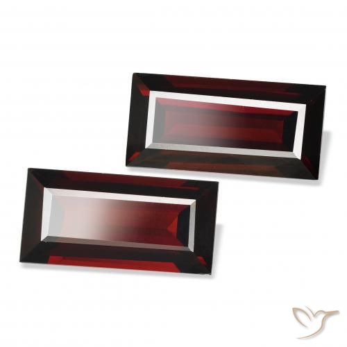 Shop natural 3.53ct Rouge foncé Grenat Almandin gems, Baquette, from Mozambique at GemSelect. In stock, global shipping!