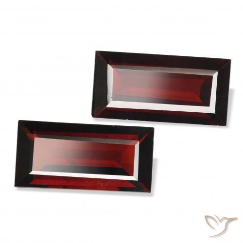 Shop natural 3.23ct Rouge foncé Grenat Almandin gems, Baquette, from Mozambique at GemSelect. In stock, global shipping!
