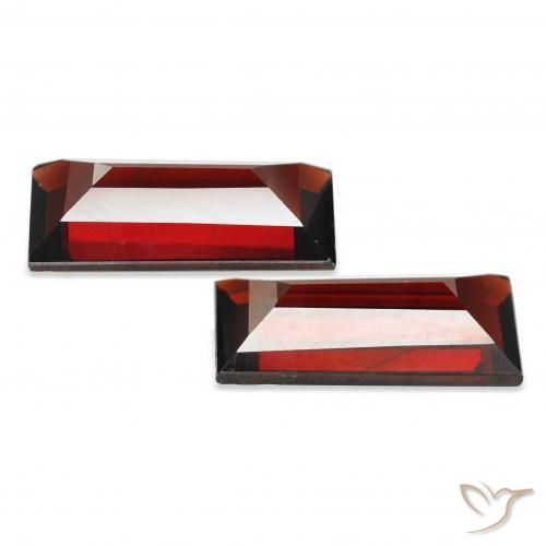 Shop natural 3.23ct Rouge foncé Grenat Almandin gems, Baquette, from Mozambique at GemSelect. In stock, global shipping!