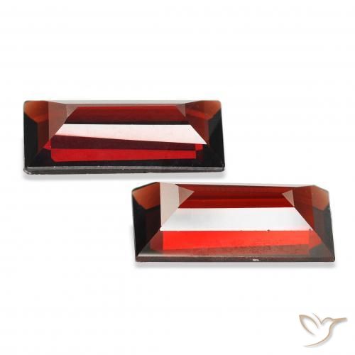 Shop natural 3.44ct Rouge foncé Grenat Almandin gems, Baquette, from Mozambique at GemSelect. In stock, global shipping!