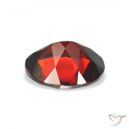 Grenat Almandin Rouge foncé naturelle ovale, 2.92 ct, VVS-VS