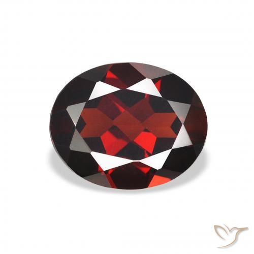 3.17ct Naturel Rouge foncé Grenat Almandin, ovale, VVS-VS