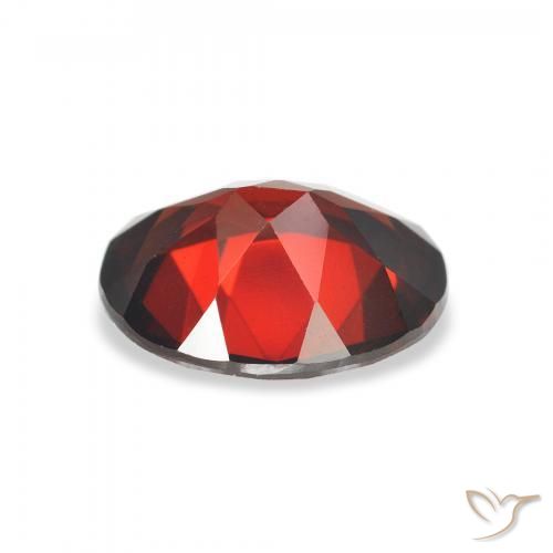 Grenat Almandin Rouge foncé naturelle ovale, 2.83 ct, VVS-VS