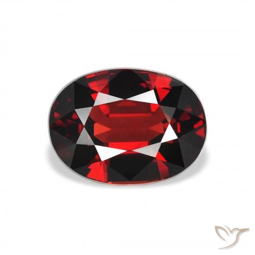3.56ct Naturel Rouge foncé Grenat Almandin, ovale, VS