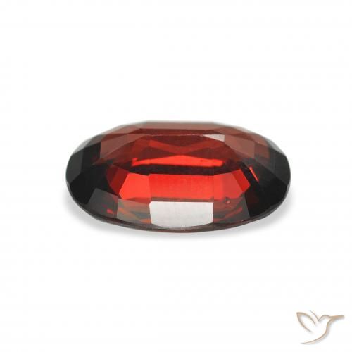 Grenat Almandin Rouge foncé naturelle ovale, 3.19 ct, VS