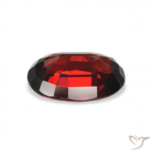 Grenat Almandin Rouge foncé naturelle ovale, 4.59 ct, VVS