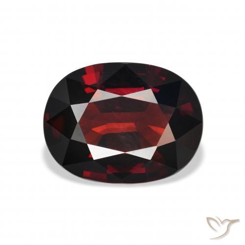 5.35ct Naturel Rouge foncé Grenat almandin, ovale, VVS-VS
