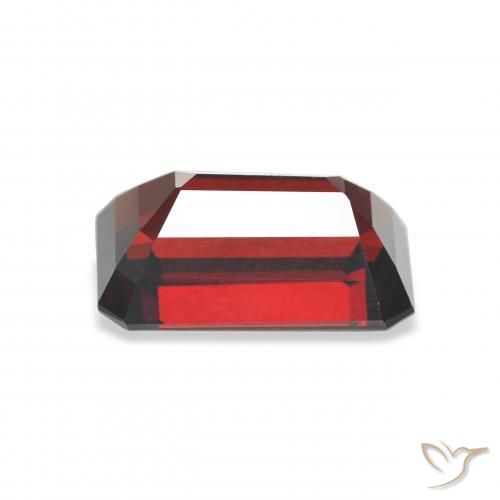 Grenat Almandin Rouge foncé naturelle Octogone / coupe Émeraude, 6.03 ct, VVS
