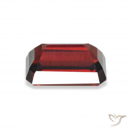 Grenat Almandin Rouge foncé naturelle Octogone / coupe Émeraude, 3.58 ct, VVS