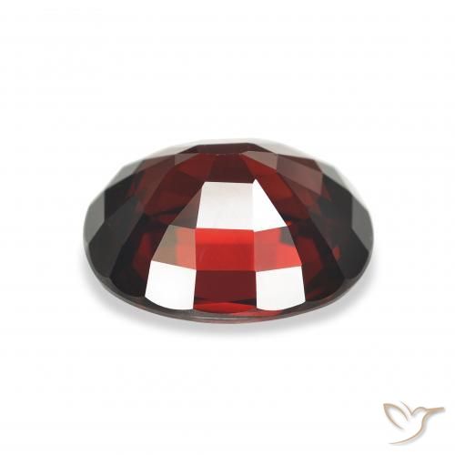 Grenat Almandin Rouge foncé naturelle ovale, 5.04 ct, VS