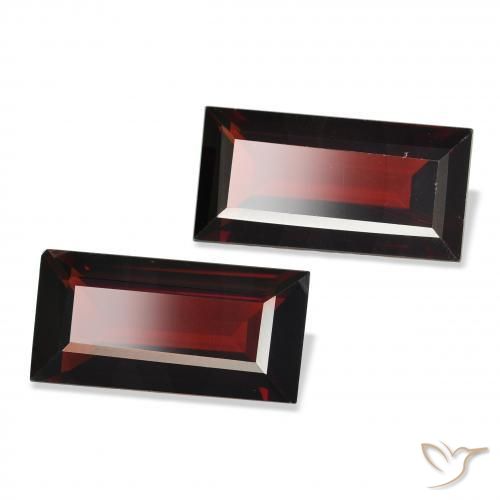 Shop natural 3.45ct Rouge foncé Grenat Almandin gems, Baquette, from Mozambique at GemSelect. In stock, global shipping!
