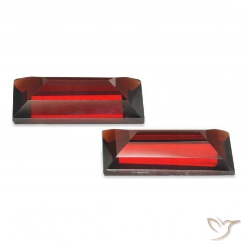 Shop natural 3.45ct Rouge foncé Grenat Almandin gems, Baquette, from Mozambique at GemSelect. In stock, global shipping!
