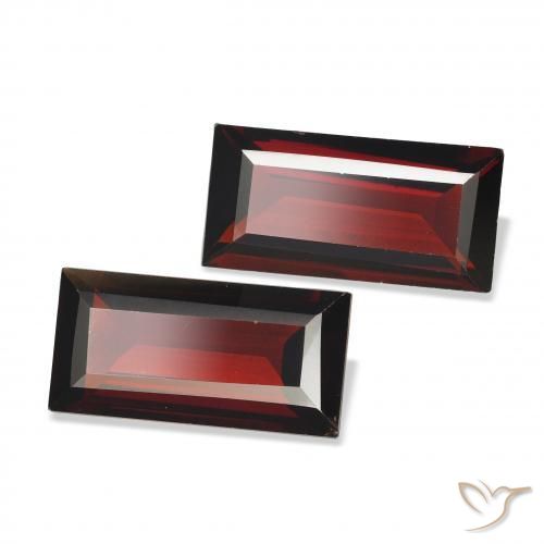 Shop natural 3.49ct Rouge foncé Grenat Almandin gems, Baquette, from Mozambique at GemSelect. In stock, global shipping!