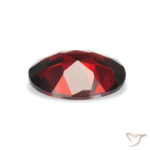 Grenat Almandin Rouge foncé naturelle ovale, 2.07 ct, VVS-VS