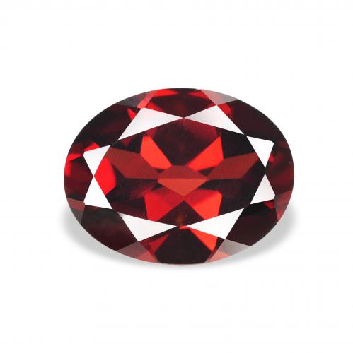 2.30ct Naturel Rouge foncé Grenat almandin, ovale, VVS-VS
