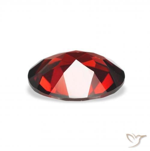 Grenat almandin Rouge foncé naturelle ovale, 2.03 ct, VVS-VS