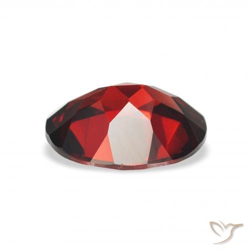 Grenat Almandin Rouge foncé naturelle ovale, 2.16 ct, VVS-VS