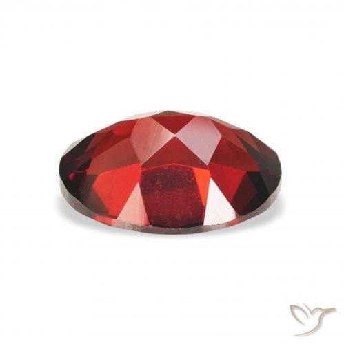 Grenat Almandin Rouge foncé naturelle ovale, 2.42 ct, VS