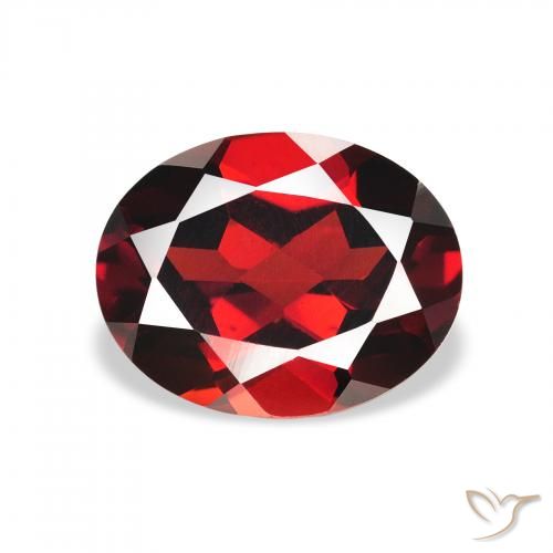 2.25ct Naturel Rouge foncé Grenat Almandin, ovale, VS