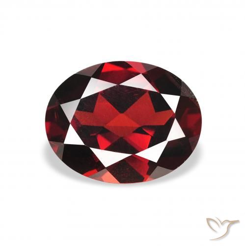 2.24ct Naturel Rouge foncé Grenat Almandin, ovale, VS