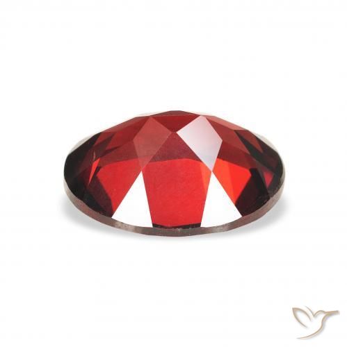 Grenat Almandin Rouge foncé naturelle ovale, 2.24 ct, VS