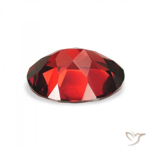 Grenat almandin Rouge foncé naturelle ovale, 2.14 ct, VS