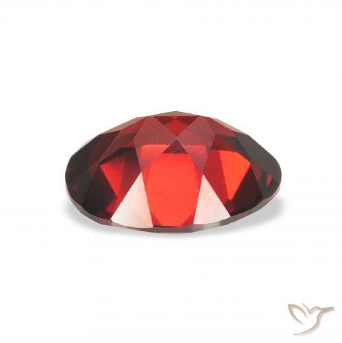 Grenat almandin Rouge foncé naturelle ovale, 2.12 ct, VS
