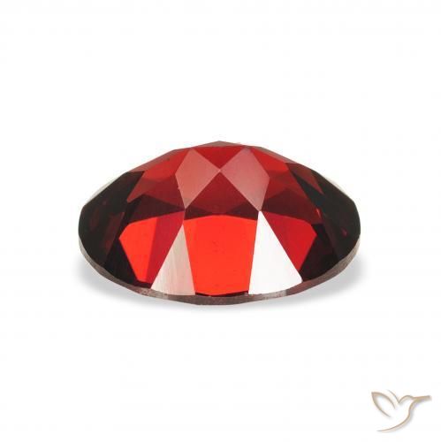 Grenat almandin Rouge foncé naturelle ovale, 2.38 ct, VS