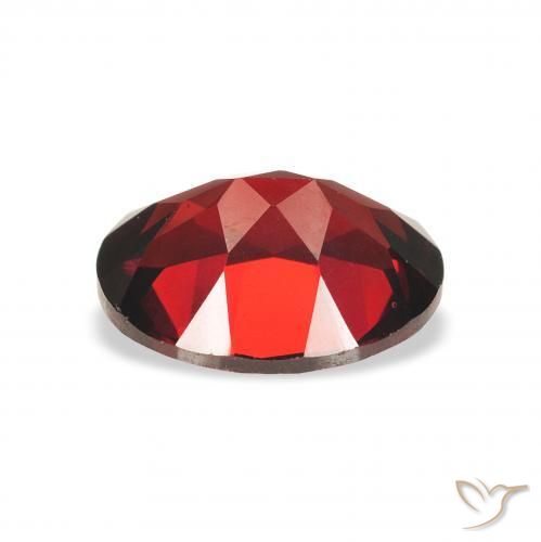 Grenat almandin Rouge foncé naturelle ovale, 2.41 ct, VS