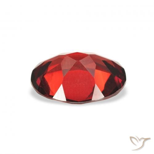 Grenat almandin Rouge foncé naturelle ovale, 2.07 ct, VS