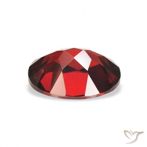 Grenat almandin Rouge foncé naturelle ovale, 2.45 ct, VS