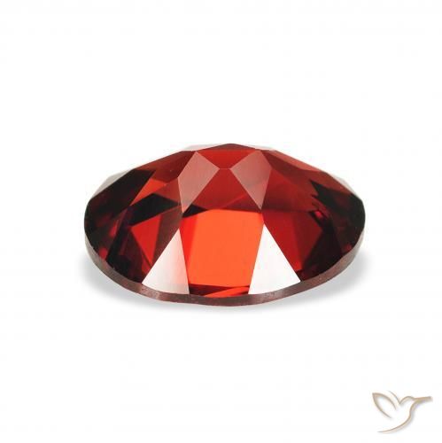 Grenat almandin Rouge foncé naturelle ovale, 2.17 ct, VS