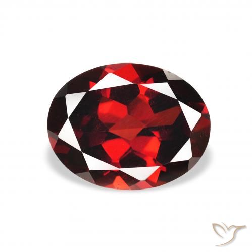 2.03ct Naturel Rouge foncé Grenat Almandin, ovale, VS