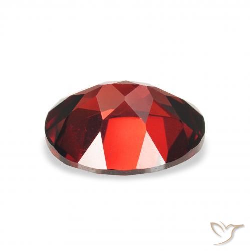 Grenat almandin Rouge foncé naturelle ovale, 2.37 ct, VS