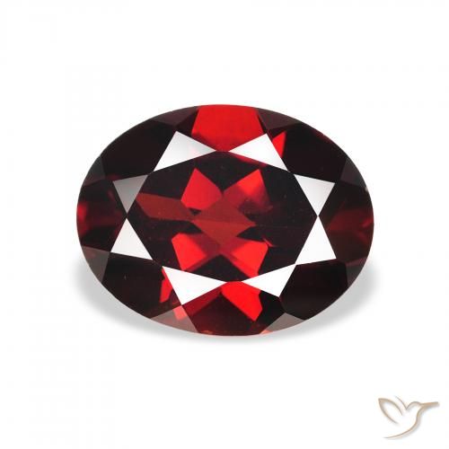 2.23ct Naturel Rouge foncé Grenat Almandin, ovale, VS