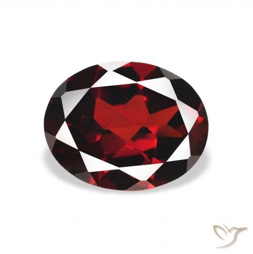 2.24ct Naturel Rouge foncé Grenat Almandin, ovale, VS