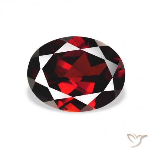 2.30ct Naturel Rouge foncé Grenat Almandin, ovale, VS