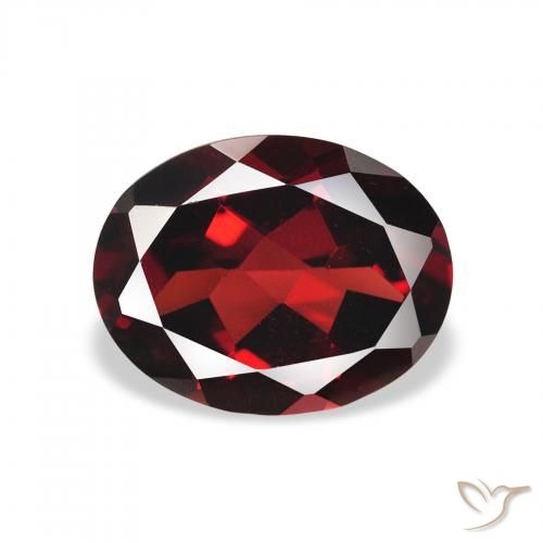 2.19ct Naturel Rouge foncé Grenat almandin, ovale, VVS-VS