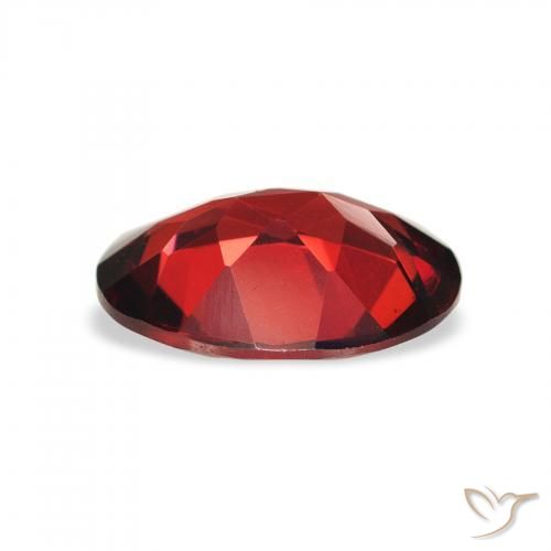 Grenat Almandin Rouge foncé naturelle ovale, 1.84 ct, VVS-VS