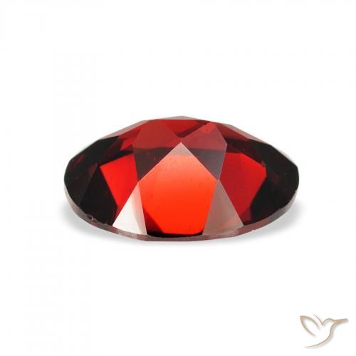 Grenat Almandin Rouge foncé naturelle ovale, 2.07 ct, VVS-VS