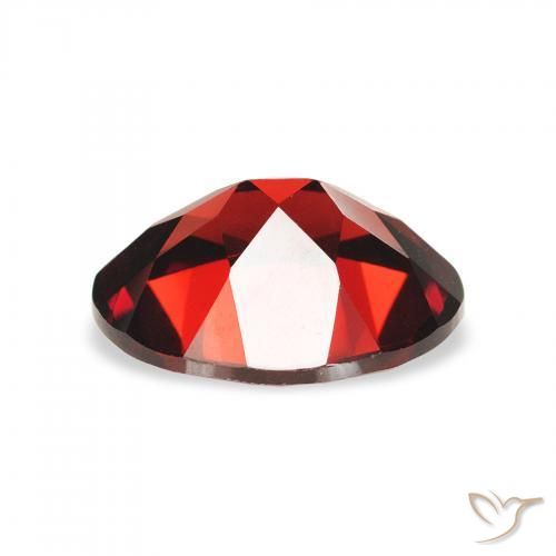 Grenat Almandin Rouge foncé naturelle ovale, 2.22 ct, VVS-VS
