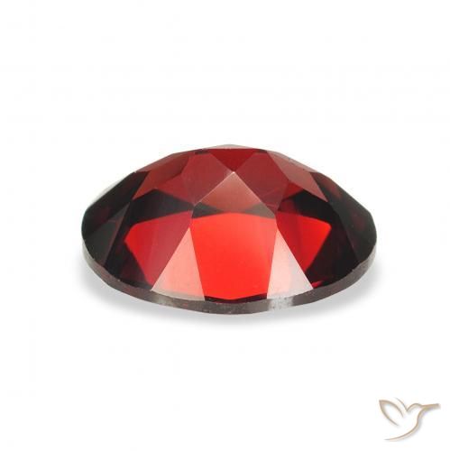 Grenat Almandin Rouge foncé naturelle ovale, 2.12 ct, VVS-VS