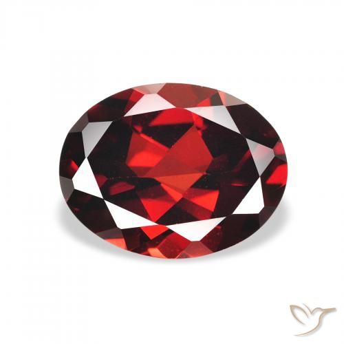 2.09ct Naturel Rouge foncé Grenat Almandin, ovale, VVS-VS