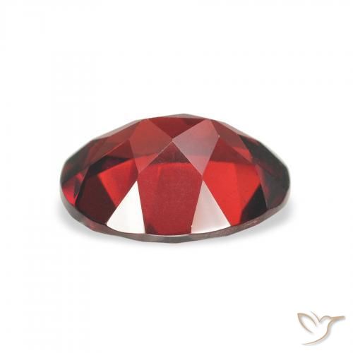 Grenat Almandin Rouge foncé naturelle ovale, 2.09 ct, VVS-VS