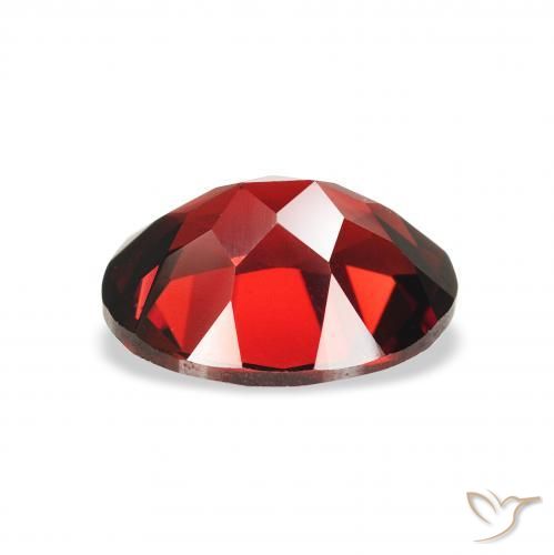 Grenat Almandin Rouge foncé naturelle ovale, 2.37 ct, VVS-VS