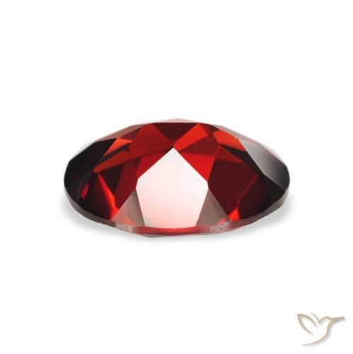 Grenat almandin Rouge foncé naturelle ovale, 2.15 ct, VVS-VS