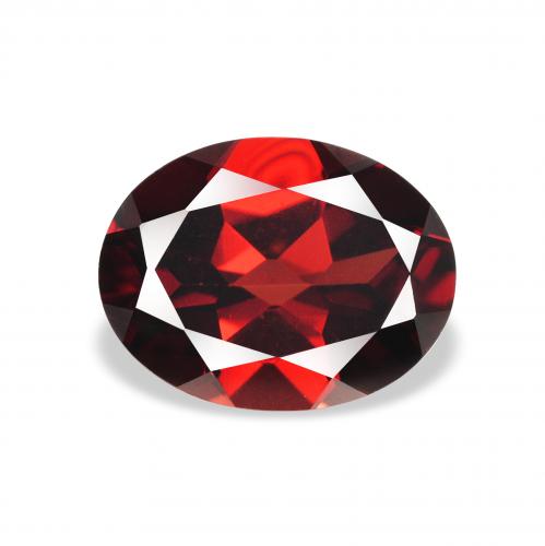 Grenat Almandin Rouge foncé naturelle ovale, 2.27 ct, VVS-VS