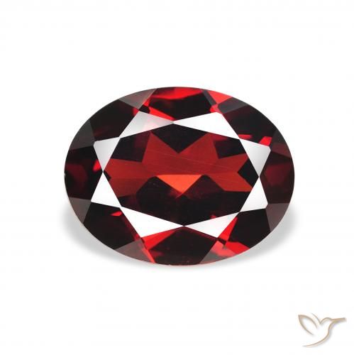 2.37ct Naturel Rouge foncé Grenat Almandin, ovale, VVS-VS
